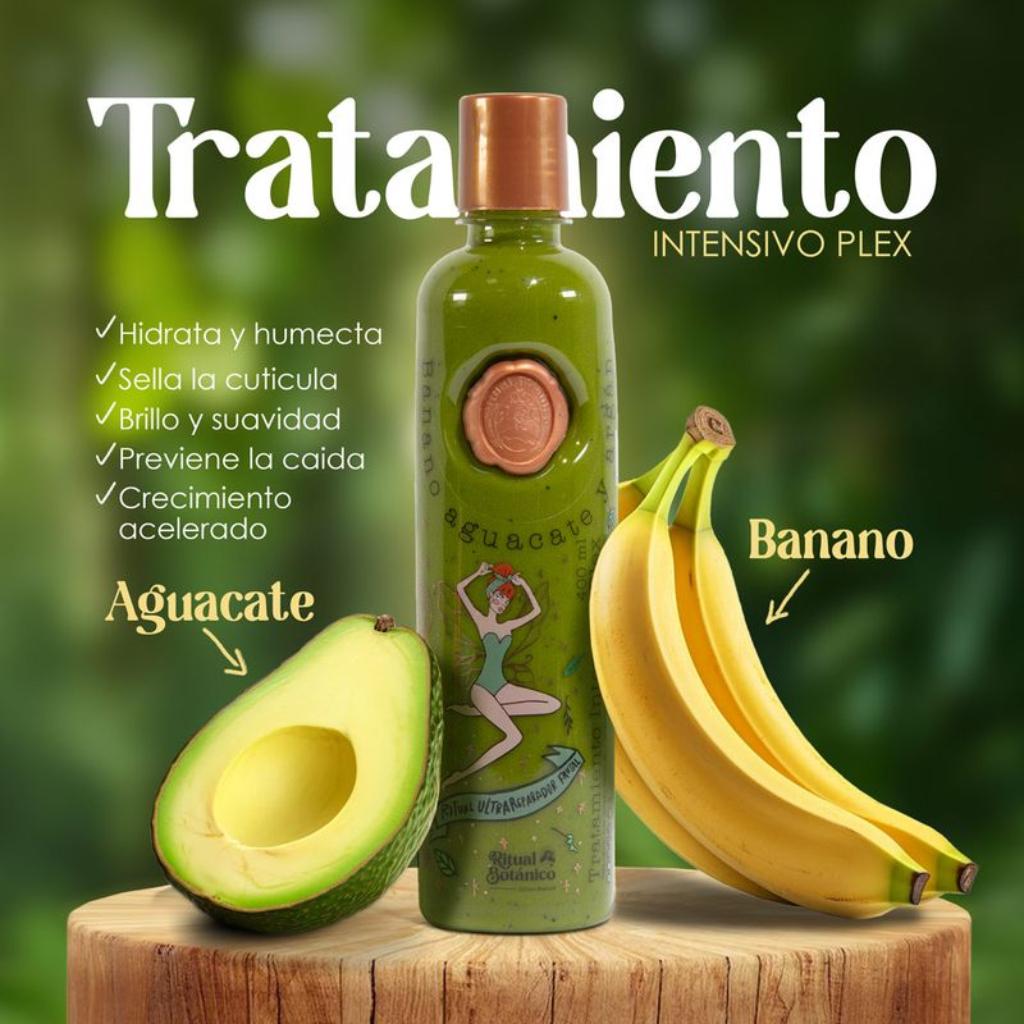 Ritual botánico tratamiento de aguacate y banano x400ml - altare beauty shop